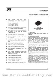 ST70135 datasheet pdf ST Microelectronics