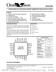OV5116N datasheet pdf OmniVision Technologies