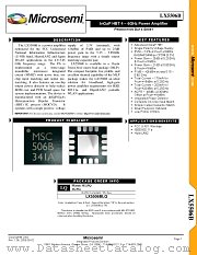LX5506BLQ datasheet pdf Microsemi