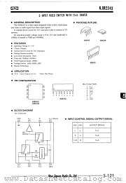 NJM2243D datasheet pdf New Japan Radio