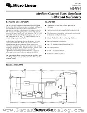ML4869CS-3 datasheet pdf Micro Linear