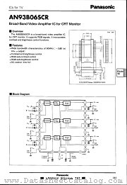 AN93B06SCR datasheet pdf Panasonic