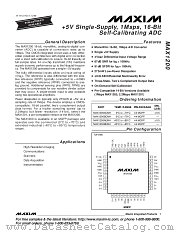MAX1200BCMH datasheet pdf MAXIM - Dallas Semiconductor