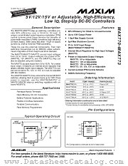 MAX771C/D datasheet pdf MAXIM - Dallas Semiconductor