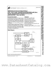 NM93C06LZVM8 datasheet pdf National Semiconductor