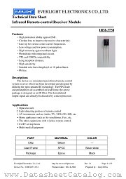 IRM-3738 datasheet pdf Everlight Electronics