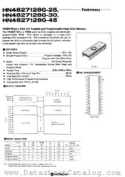 HN4827128 datasheet pdf Hitachi Semiconductor