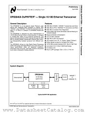 DP83846 datasheet pdf National Semiconductor