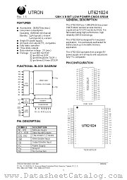 UT621024PC-70L datasheet pdf UTRON Technology