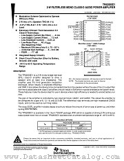 TPA2000D1GQC datasheet pdf Texas Instruments