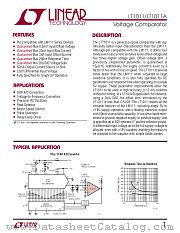 LT1011CH datasheet pdf Linear Technology