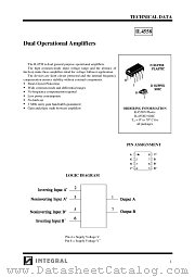 IL4558N datasheet pdf INTEGRAL Semiconductor Devices