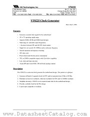 VT8225 datasheet pdf VIA Technologies