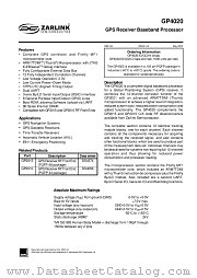 GP4020/IG datasheet pdf Zarlink Semiconductor