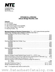NTE5391 datasheet pdf NTE Electronics