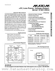 MAX531ACPD datasheet pdf MAXIM - Dallas Semiconductor