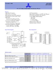 AS7C1024-10 datasheet pdf Alliance Semiconductor