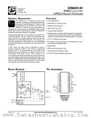 ICS8431CM-01T datasheet pdf Integrated Circuit Systems