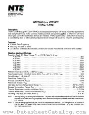 NTE5603 datasheet pdf NTE Electronics