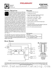 ICS874002AGT datasheet pdf Integrated Circuit Systems