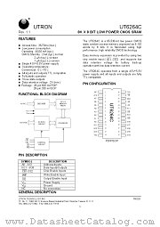 UT6264C datasheet pdf UTRON Technology