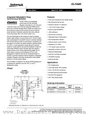 EL7558DCM datasheet pdf Intersil