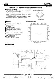 NJW4302FA1 datasheet pdf New Japan Radio