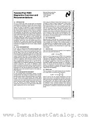 AN-902 datasheet pdf National Semiconductor