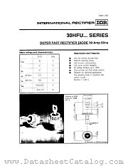 30HFU(R)-200 datasheet pdf International Rectifier