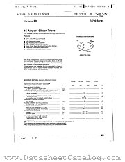 T4700B datasheet pdf General Electric Solid State
