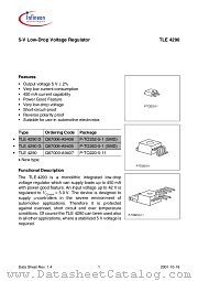 TLE4290G datasheet pdf Infineon