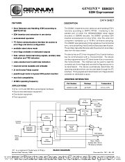 GS9001-CQM datasheet pdf Gennum Corporation
