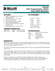 DS1052Z-100 datasheet pdf MAXIM - Dallas Semiconductor