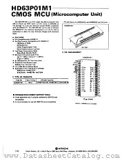 HD63P01M1 datasheet pdf Hitachi Semiconductor