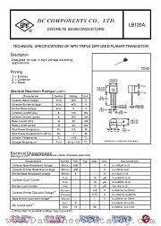 LB120A datasheet pdf DC Components