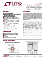 LTC6902CMS datasheet pdf Linear Technology