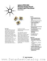 APDS-9002 datasheet pdf Agilent (Hewlett-Packard)