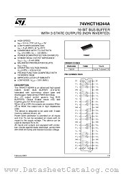 74VHCT16244 datasheet pdf ST Microelectronics