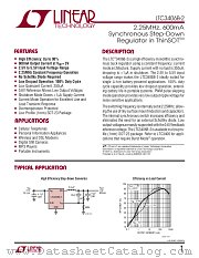 LTC3406B-2ES5 datasheet pdf Linear Technology