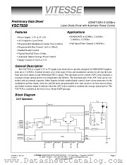 VSC7938W datasheet pdf Vitesse Semiconductor Corporation