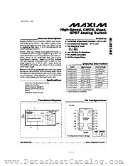 HI6-0201HS-5 datasheet pdf MAXIM - Dallas Semiconductor