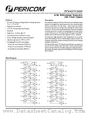 PI74ALVTC16245K datasheet pdf Pericom Technology