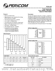 PI5L100W datasheet pdf Pericom Technology