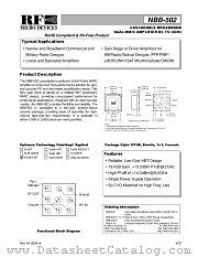 NBB-502-T1 datasheet pdf RF Micro Devices