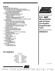 AT90S2313-10PI datasheet pdf Atmel