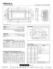HDM20416L-B datasheet pdf HANTRONIX