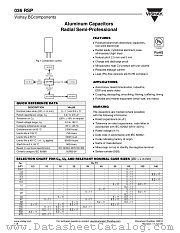 036RSP datasheet pdf Vishay