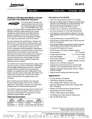 ISL3873 datasheet pdf Intersil