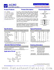 AG302-63PCB datasheet pdf WJ Communications
