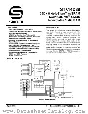 STK14D88 datasheet pdf SIMTEK